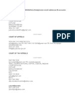 Court Directory (Province of Cavite) .